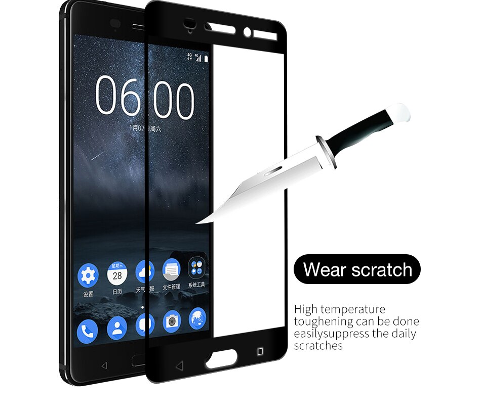 Vidrio templado para Nokia 3 4,2 3,2 Protector de pantalla película vidrio protectora para Nokia 9 PureView Nokia 3,1 Plus vidrio de cubierta completa