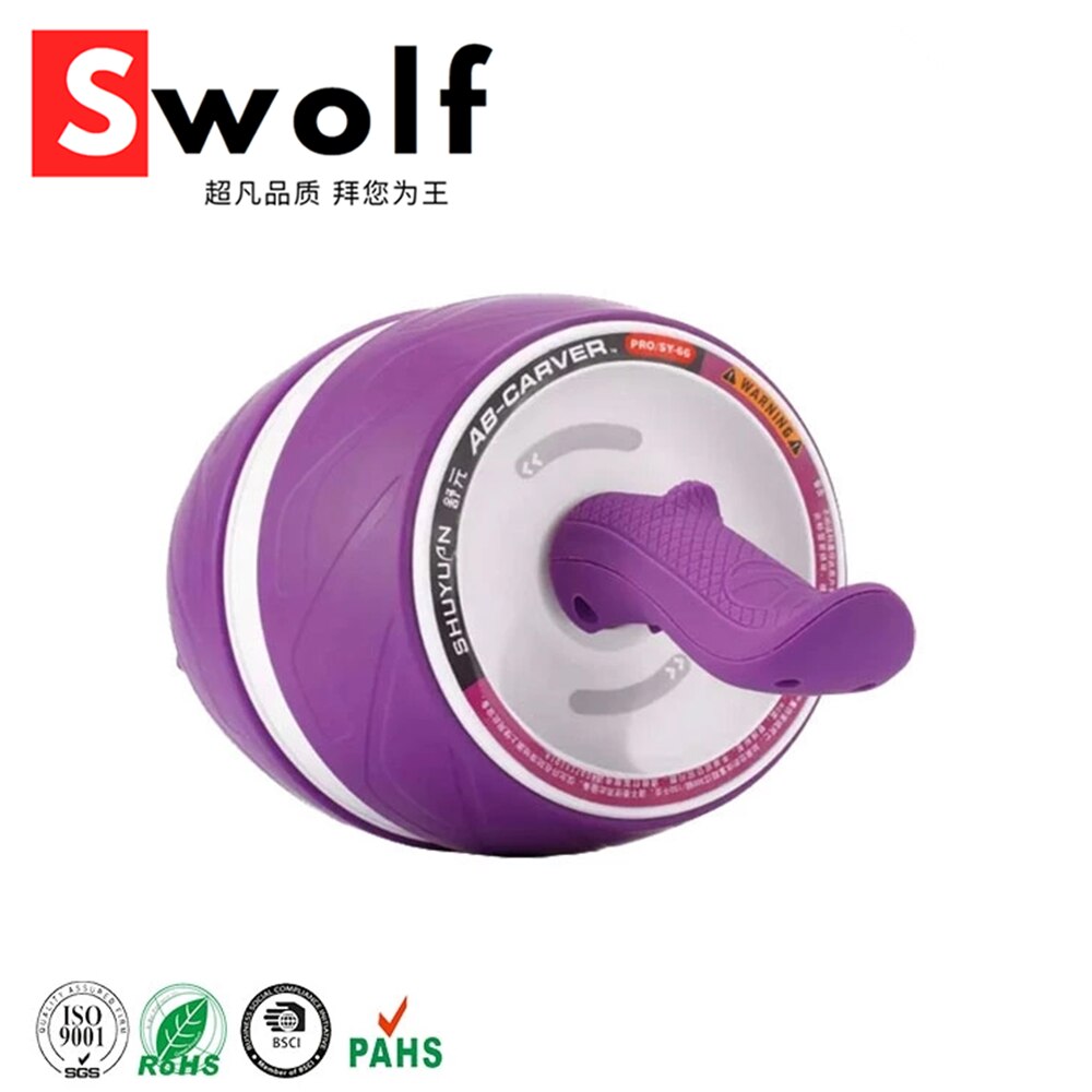 Automatic Rebound Fitness Ab Roller No Noise Abdominal With Mat Workouts Wheels For Home Gym Equipment Exercise Machin