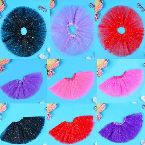 Toddler Kids Baby Girls Princess Party Pageant Wedding Tulle Tutu Flower skrits