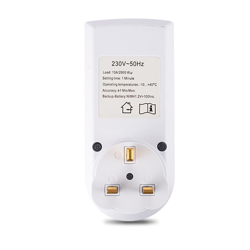 7 Day Digital Outlet Timer with Big Display Screen Programmable Easy to Set Socket Timer for Electrical Outlets Lights -