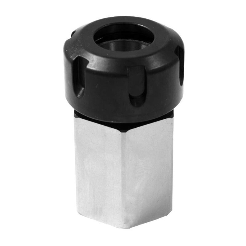 2 Pcs ER-32 Collet Chucks Block Set Lathe Turning Tools Engraving Accessories H.S.S Square &amp; Hex Workholding Holder