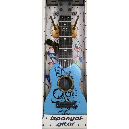 Legetøj spansk guitar 49 cm askılı gerçekci guitar tone ægte gitara tæt lyd çıkarabilen legetøj pædagogisk guitar!
