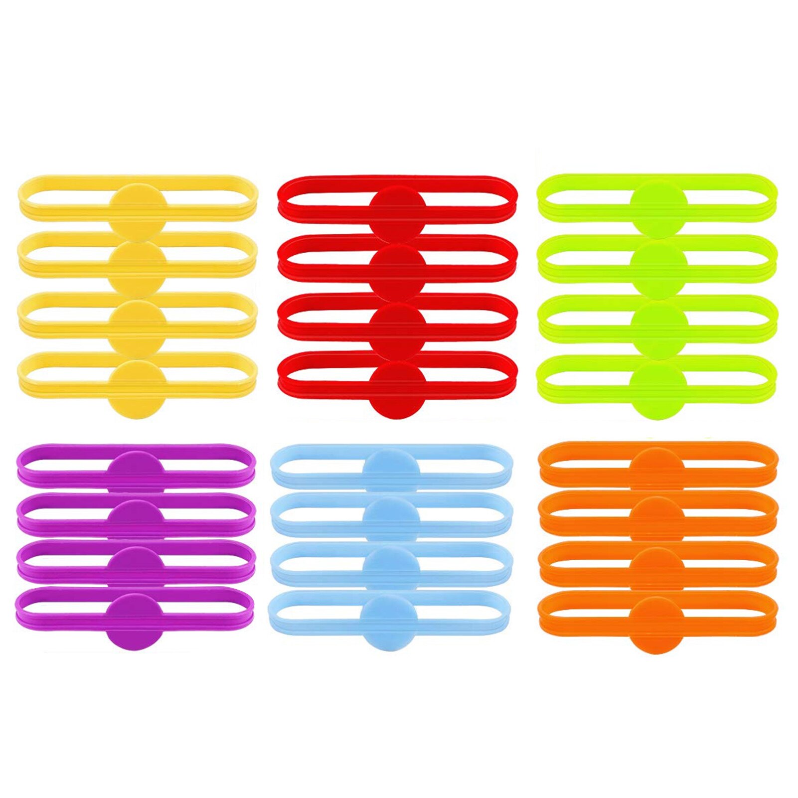 24 stücke Silikon Becher Etiketten Zubehör Party Hause Streifen Schild Küche Cocktails Gäste Bar Glas Flasche Trinken Marker Wein Tasse