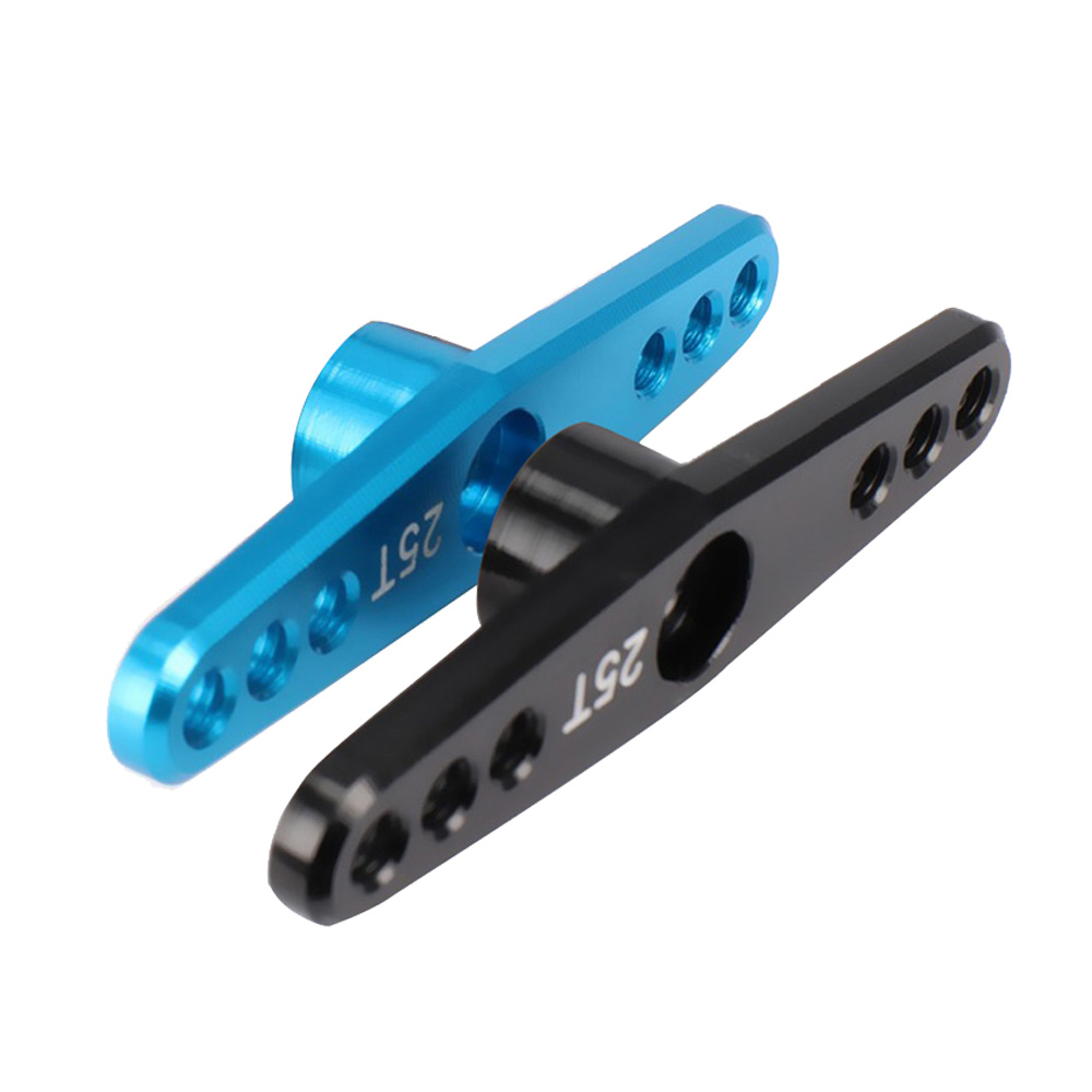 25T M3 aluminio RC Servo brazo cuerno brazo único/doble brazo para 1/10 coche trepador de control remoto barco Futaba HSP Wltoys Axial SCX10 piezas