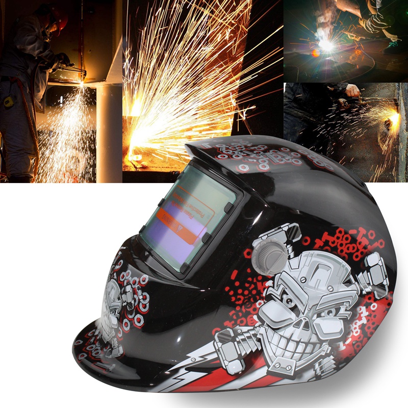 Solar Pro Welding Mask Automatic Darkening Welding Helmet Nut Head Pattern