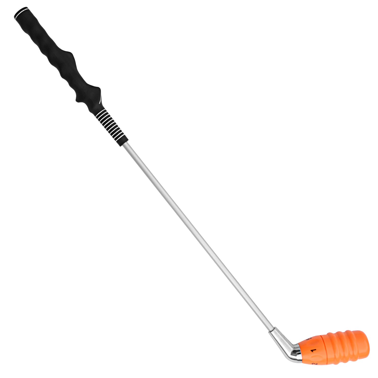 Golfsvingtræner med lyd golfjustering stick golftræning træningshjælp golf tilbehør: Orange