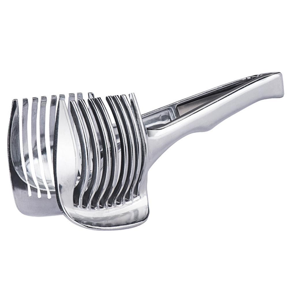 Steel Potato Slicer Tomato Cutter Tool Shreadders Fruit Lemon Cutting Holder Slice Cooking Tools Kitchen Accessories