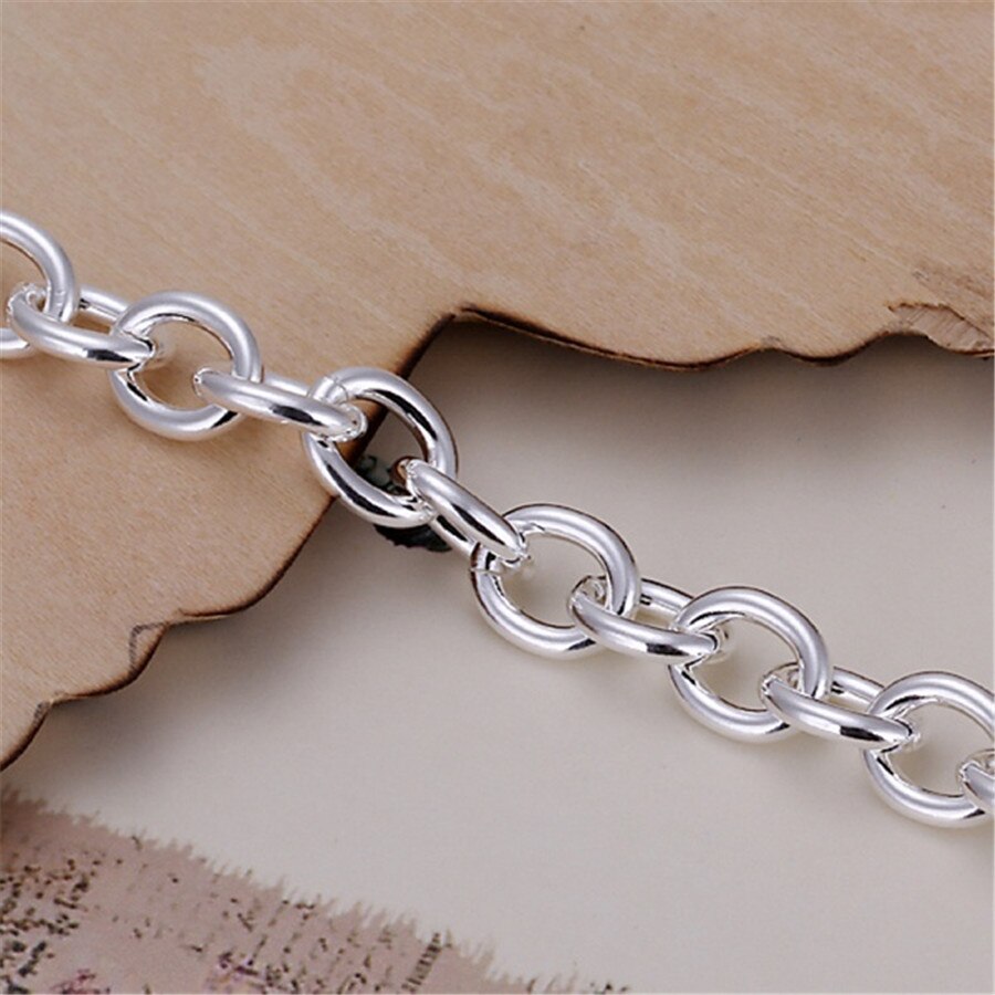 Heiße verkäufe silber-farbe armband für frauen modeschmuck elegante schöne dame männer für charms nette, h089