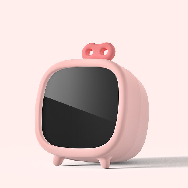 Tenwin Smart Time Manager Alarm Clock Early Education Plan Timing Reminder Digital Display Rechargeable AI Voice Dialogue 7530: 7530-Pink