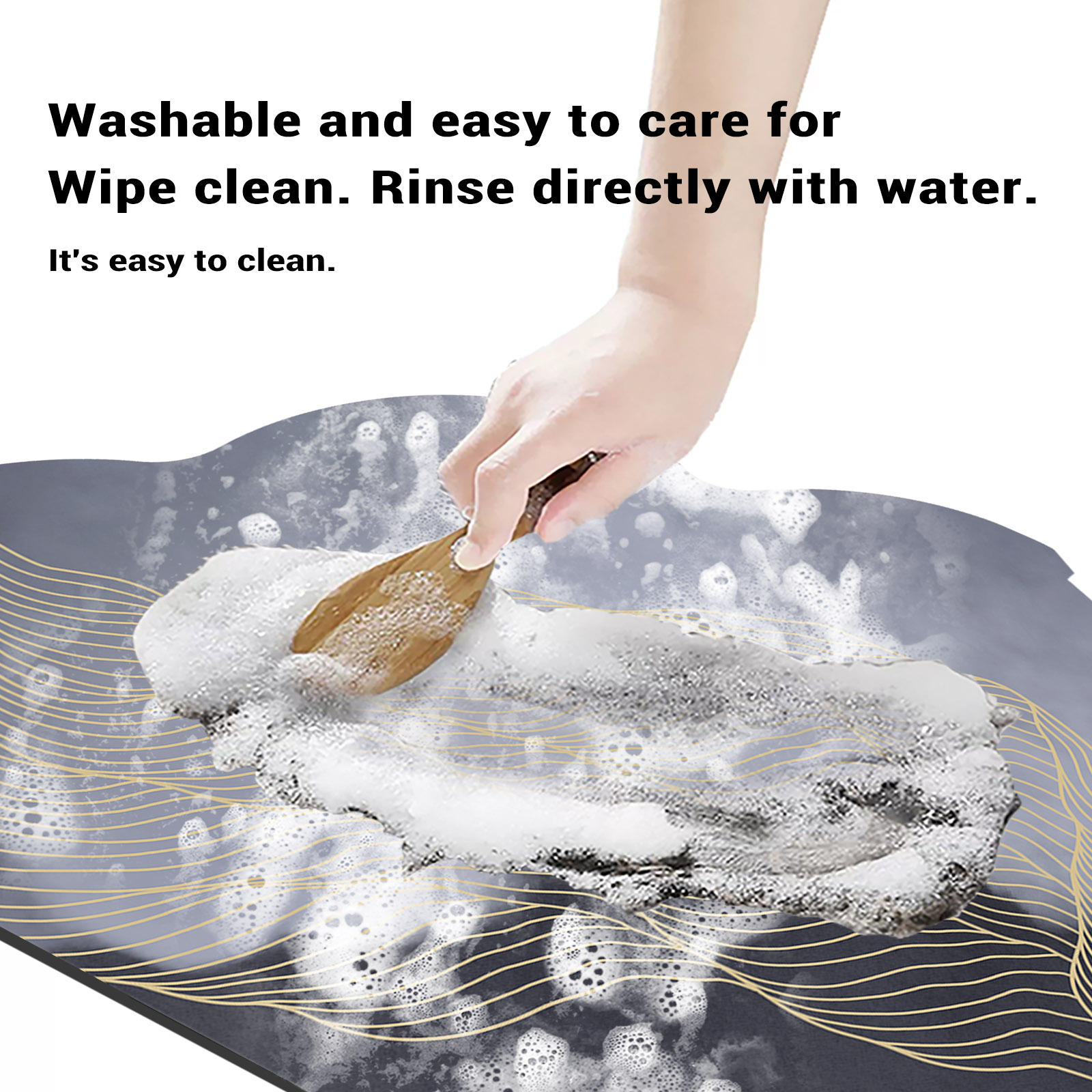Diatomiet Badmat Badkamer Absorberende Voetmatten Antislip Sneldrogend Douchekleed Bad Wc Tapijt Entree Deurmat Wasbaar
