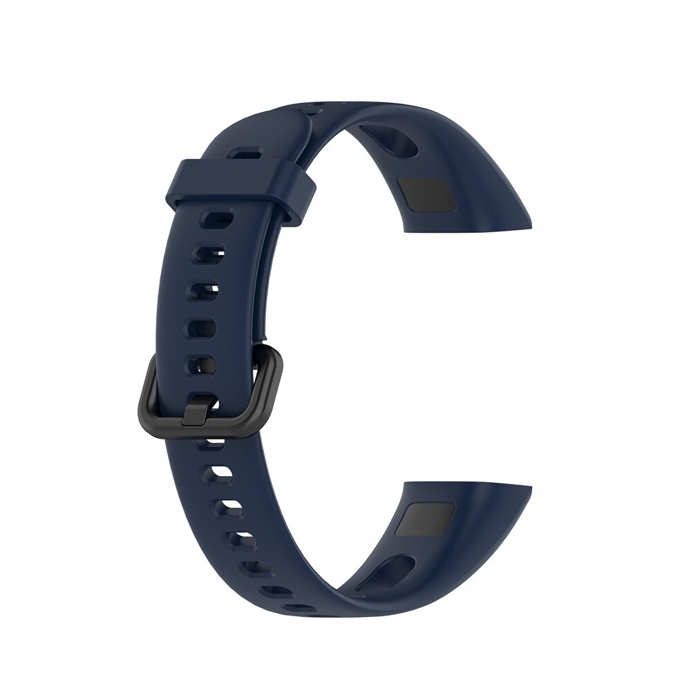 Correa de silicona de repuesto suave para reloj HUAWEI Band 4/5i Honor Band, pulsera deportiva, pulsera, accesorios para reloj inteligente: navy