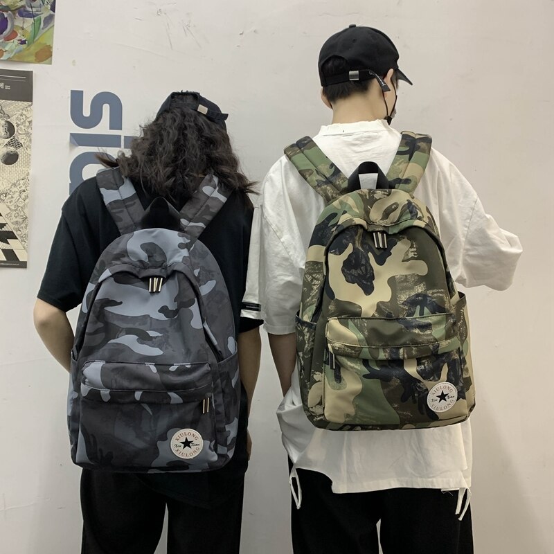 Sac à dos Camouflage de étanche à l'eau Oxford loisirs ou sac de voyage grande capacité portable unisexe sac d'école