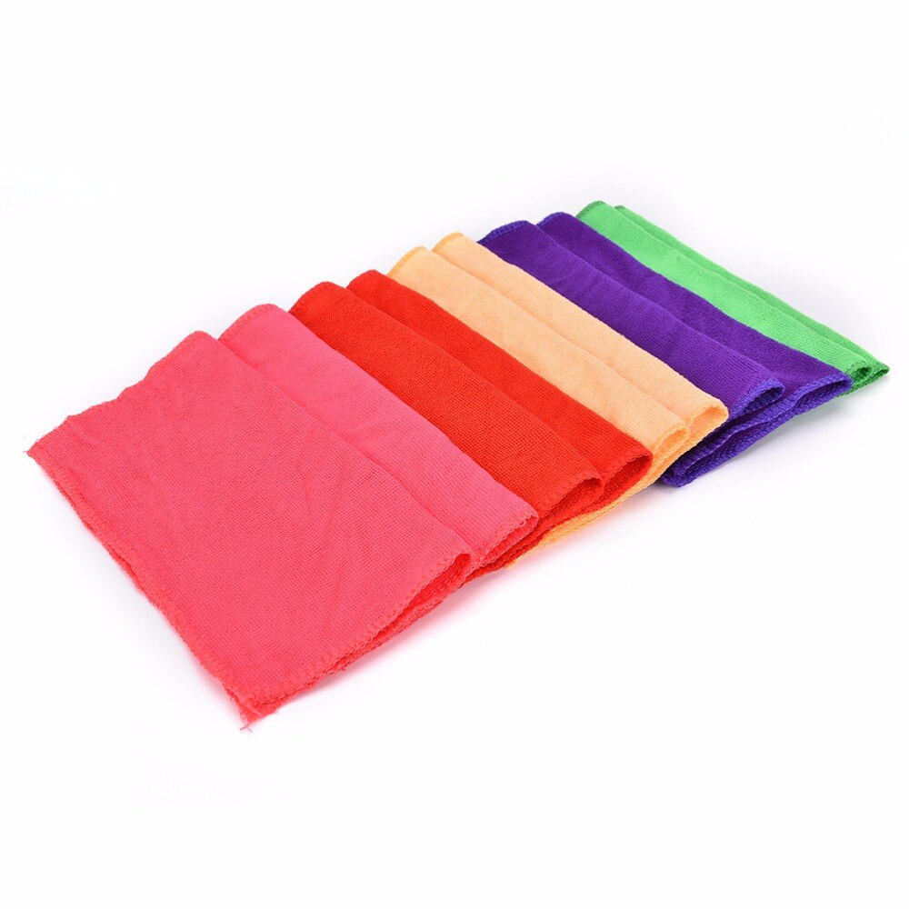 25x25cm 10pcs Solid Microfiber Bath Towel Face Hair Body Bath Quick Dry Adults Washclothes Shower Towels Face Towel