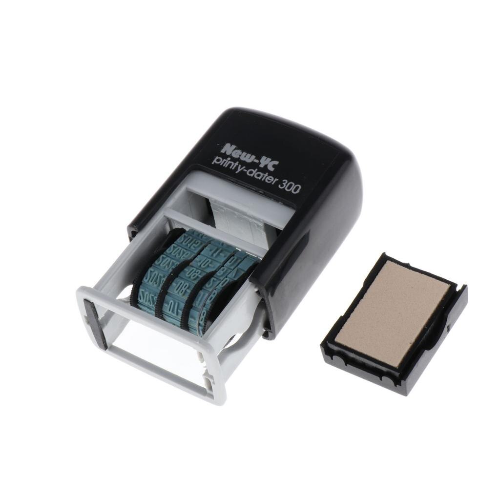 Self-Inking Date Stamp Business Stationary Stamp H-4mm For Due Date
