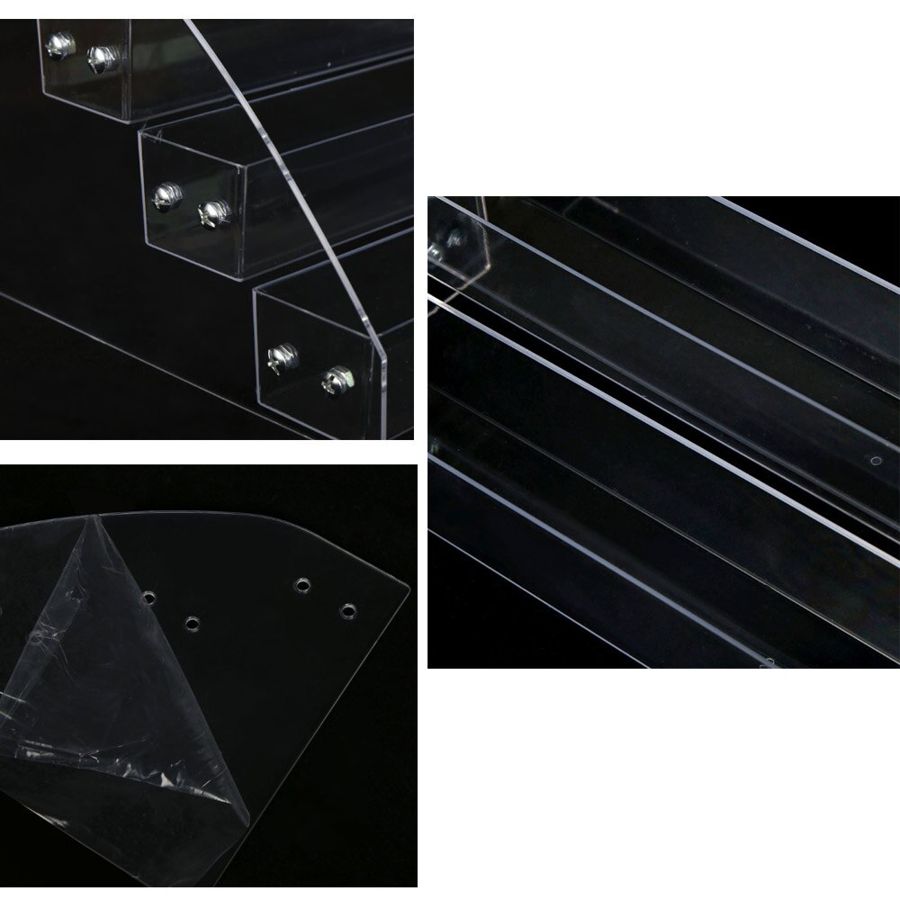 1 To 7 Tiers Nail Polish Table Rack Acrylic Clear Makeup Display Stand Organizer Holder Cosmetic Makeup Storage Lipstick Shelf