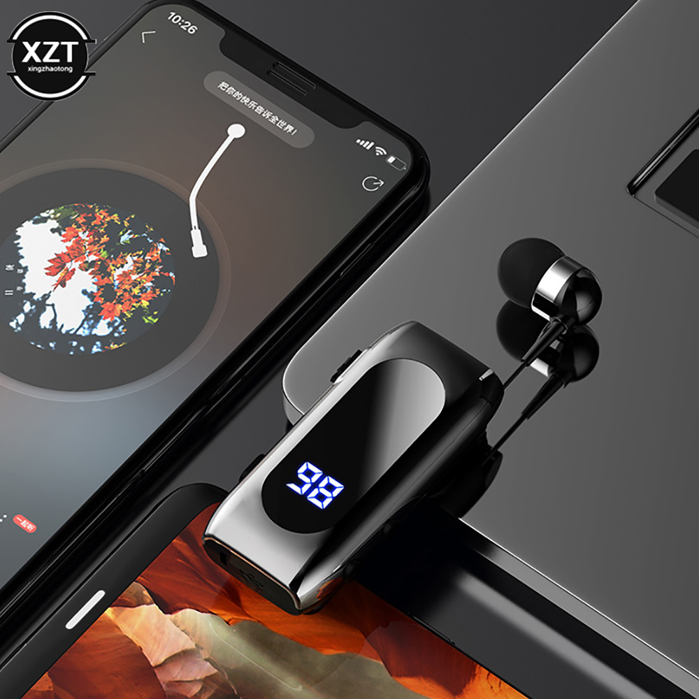 K55-Kopfhörer, Gesprächszeit, 20 Stunden, Bluetooth-Headset BT5.2, Anruferinnerung, Vibrationen-Clip-Treiber, Auriculare-Kopfhörer, Finneblau, PK F920