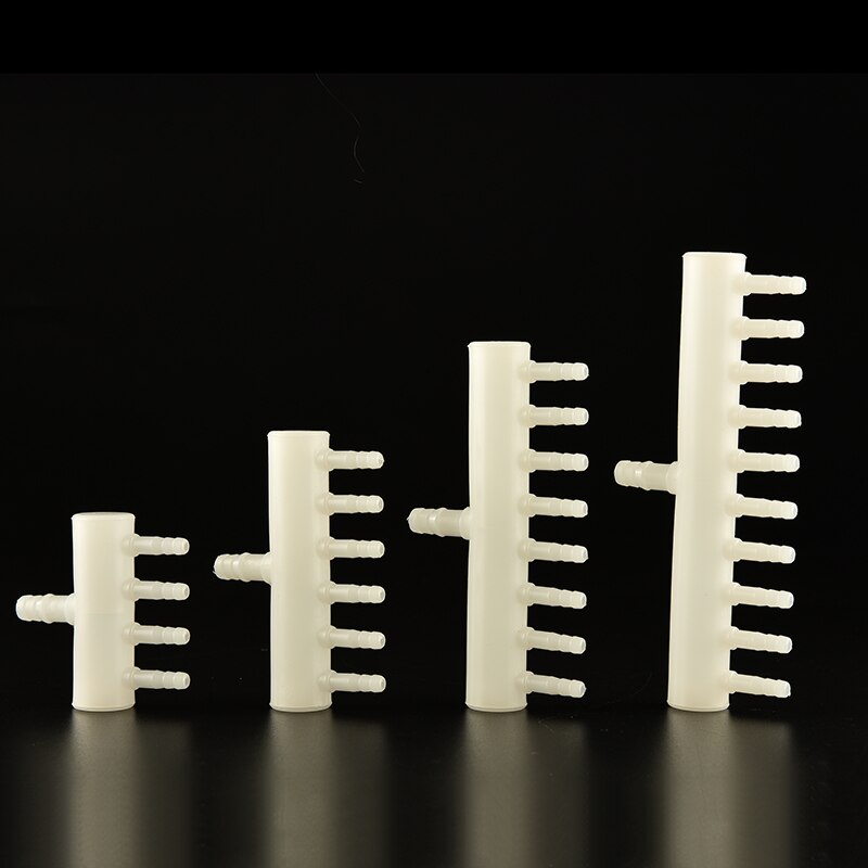 Plastic 4/6/8/10 Way Aquarium Air Valve Splitter Aquatic Air Tube Divider Connector voor Fish tank Vijver Aquarium Accessoires