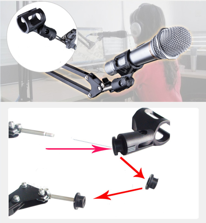 NB-39 Mount-Kit Tafel-Montage-Klem Arm-Stand Voorruit-Shield Microfoon