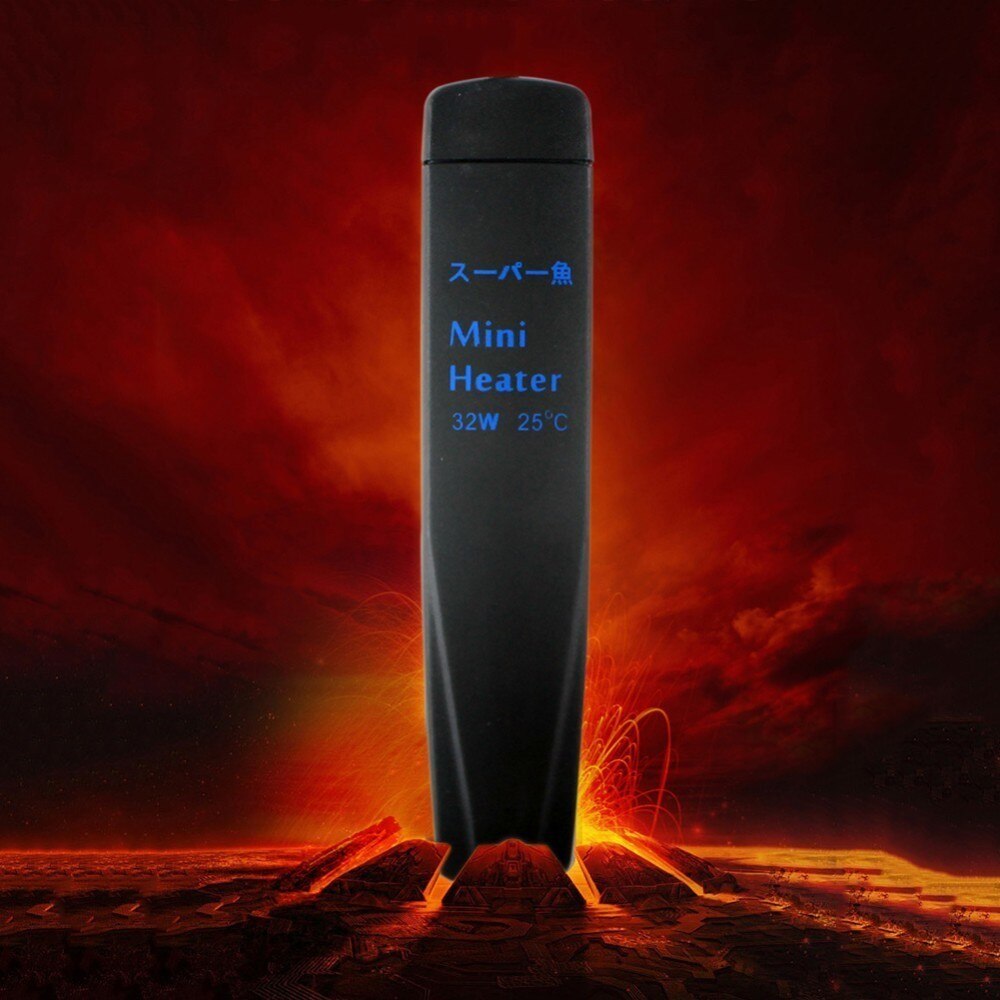 EU Plug Fish Tank Heater Aquarium turtle jar Automatic constant temperature submerge heating rod Ultra-thin Explosion proof