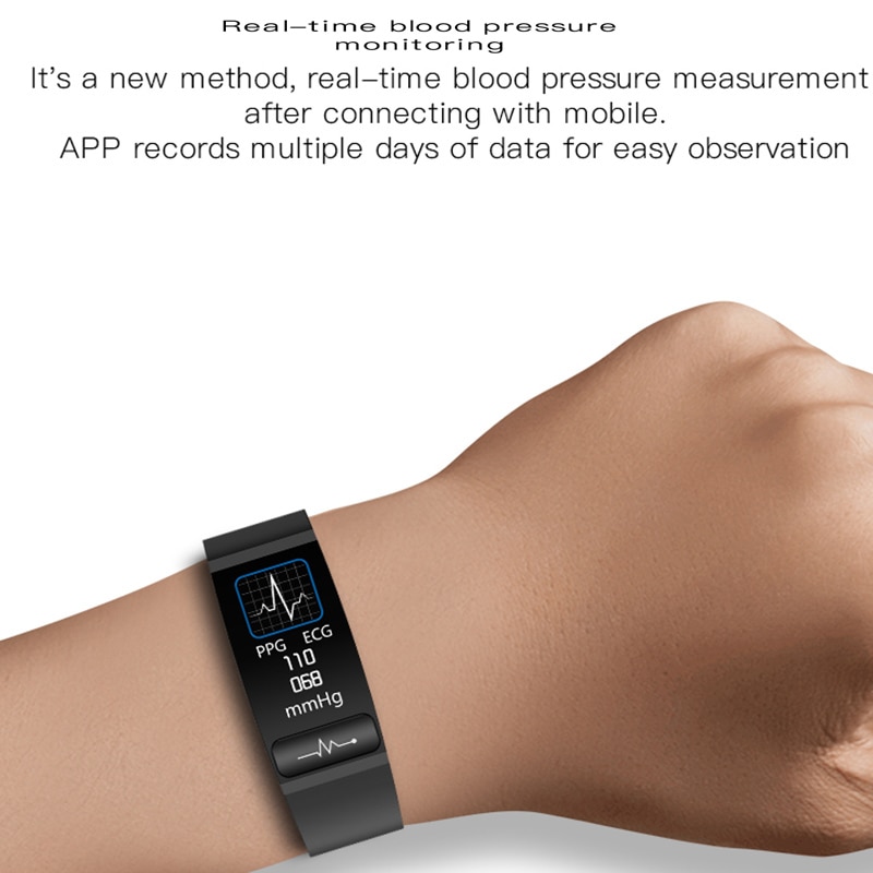 M8 AI electrocardiogram temperature Smart watch Heart Rate Monitor ECG PPG Smart Bracelet Blood Pressure Clock Wristband