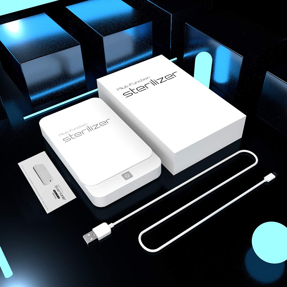 Aromatherapy UV Sterilizer USB Charging Disinfection Case Phone Disposable Mask Cleaner for Household Hygiene Supplies