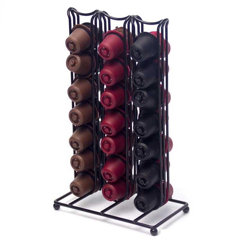 42 tazas para Nespresso cápsulas de café giratorio Rack café base para CÁPSULAS DE dejar el sostenedor de la Organización