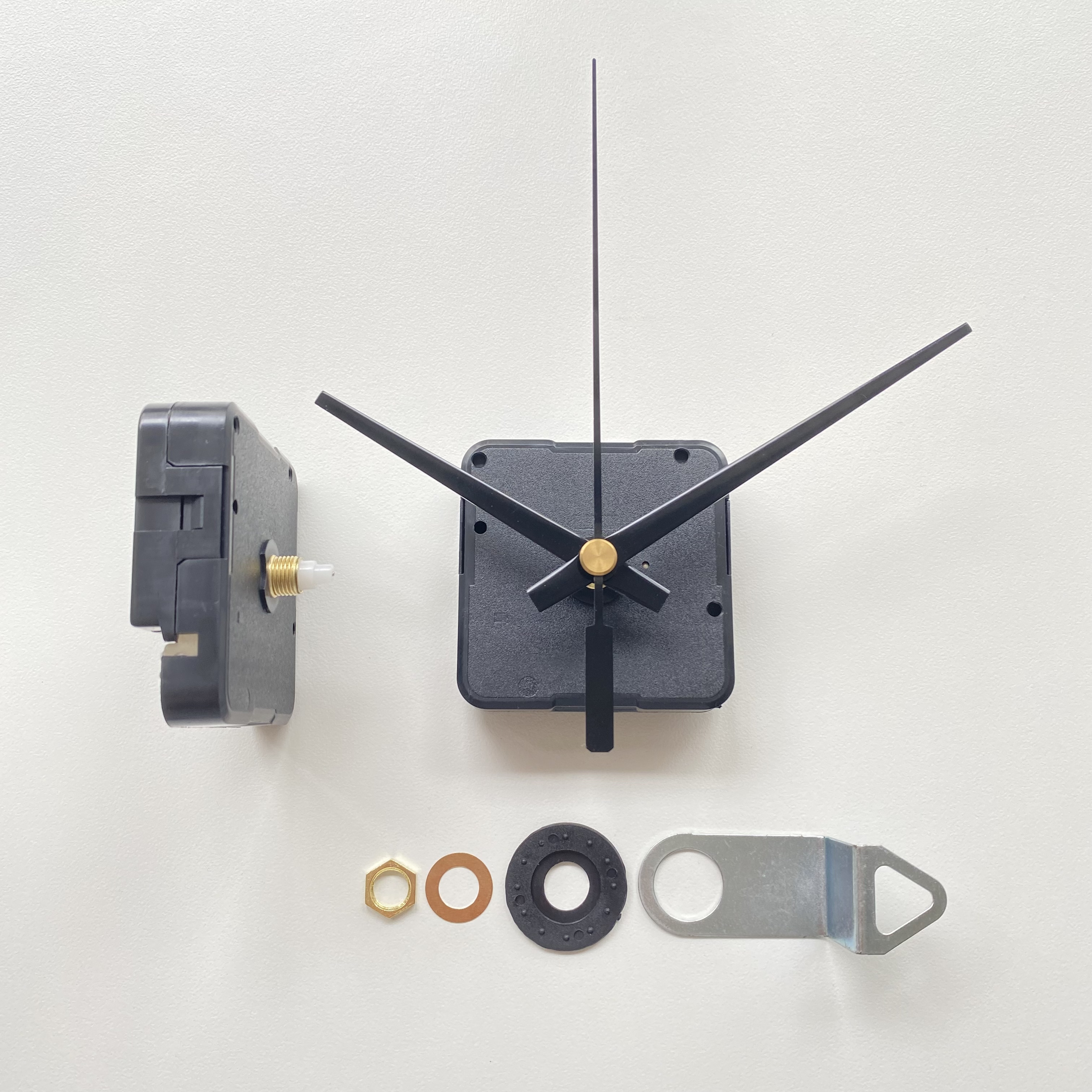 Orologio da parete reversibile antiorario meccanismo dell'orologio al quarzo con batteria a salto dell'albero da 12MM con lancette orologio da parete fai da te