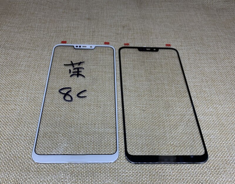 Honor8C Outer Screen For Huawei Honor 8C Front Touch Panel LCD Display Out Glass Cover Lens Phone Repair Replace Parts