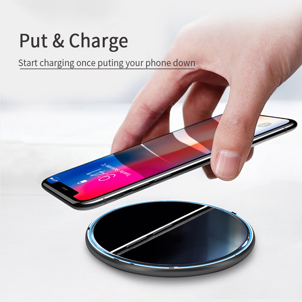 20W Fast Qi Wireless Charger Pad for iPhone 12 11 Pro XS MAX XR X 8 Samsung S20 S10 S9 Wireless Charging Quick Charge Adapter