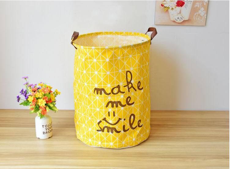 Opvouwbare wasmand, cartoon opbergmand voor speelgoed, linnen wasmand, diversen organizer, cesto ropa sucia, thuis opbergen: Kleur h