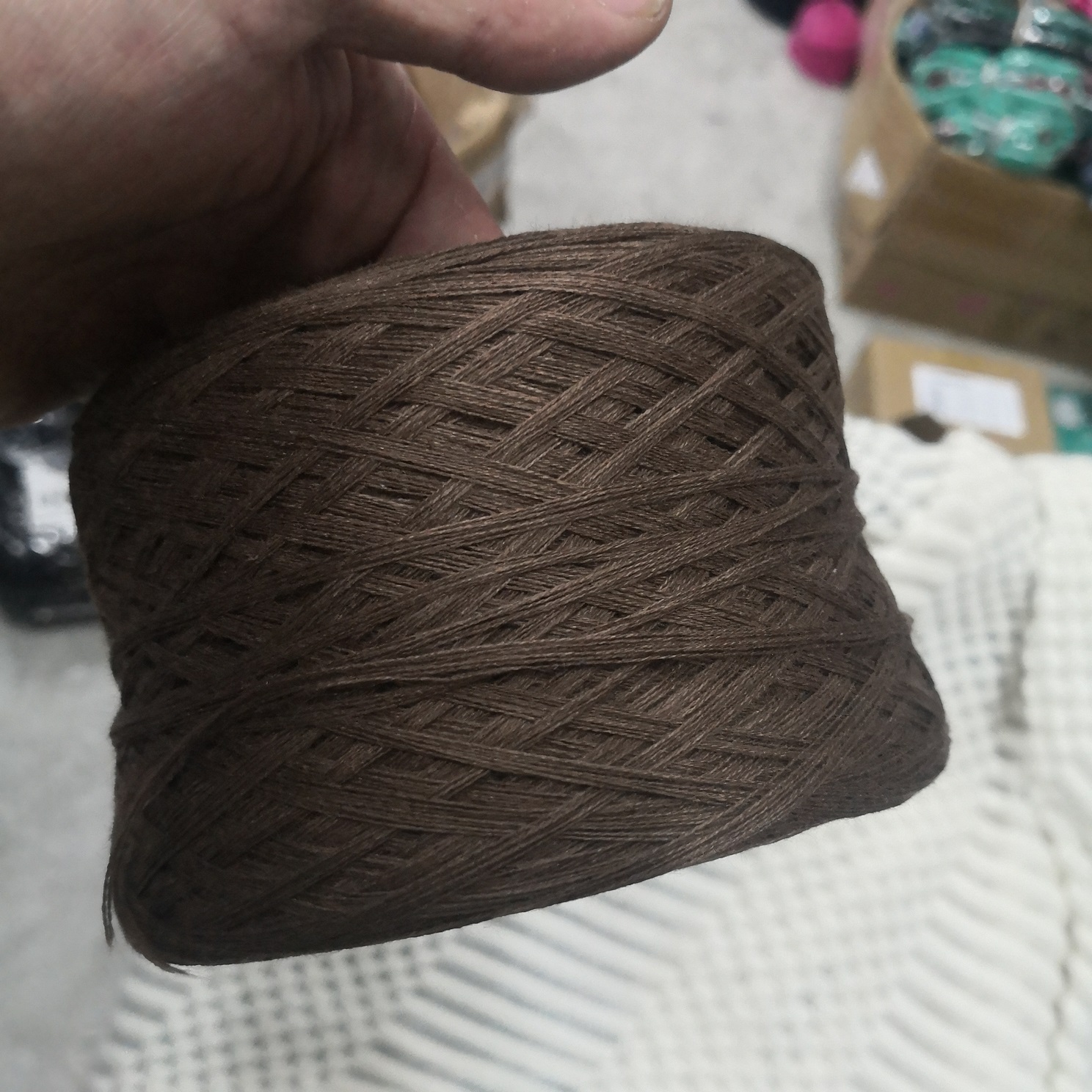 Knitting Cotton Yarn Thread Non Bleached Raw Coton Cords Baby ClothES Cochet DIY Scarf Sweater 500grams/Ball: Gold