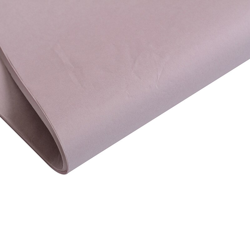 40pcs Tissue Paper 75*52CM Craft Paper Floral Wrapping Scrapbooking Paper Decorative Flower Paper Home Decoration Party: Bean Paste pink