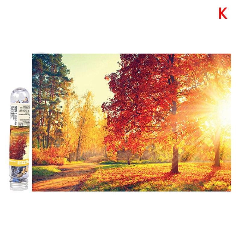 12 arten Puzzle Landschaft Öl Malerei Chinesische Malerei Jigsaw Mini Reagenzglas Paket Pädagogisches Spielzeug Für Erwachsene Und Kinder 150pcs: K