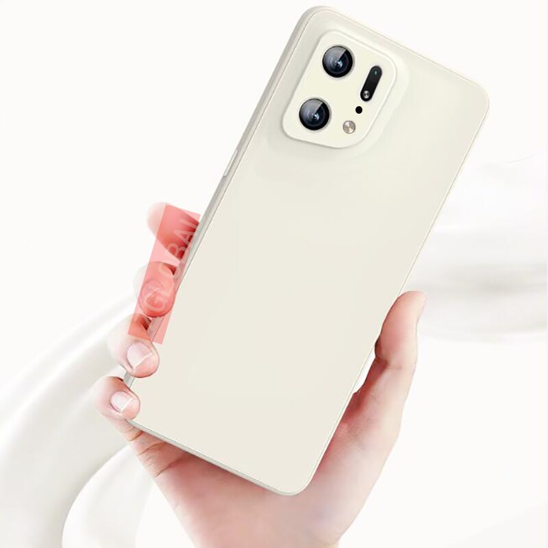 Coque souple en Silicone pour OPPO Find X5 Pro, étui de téléphone liquide