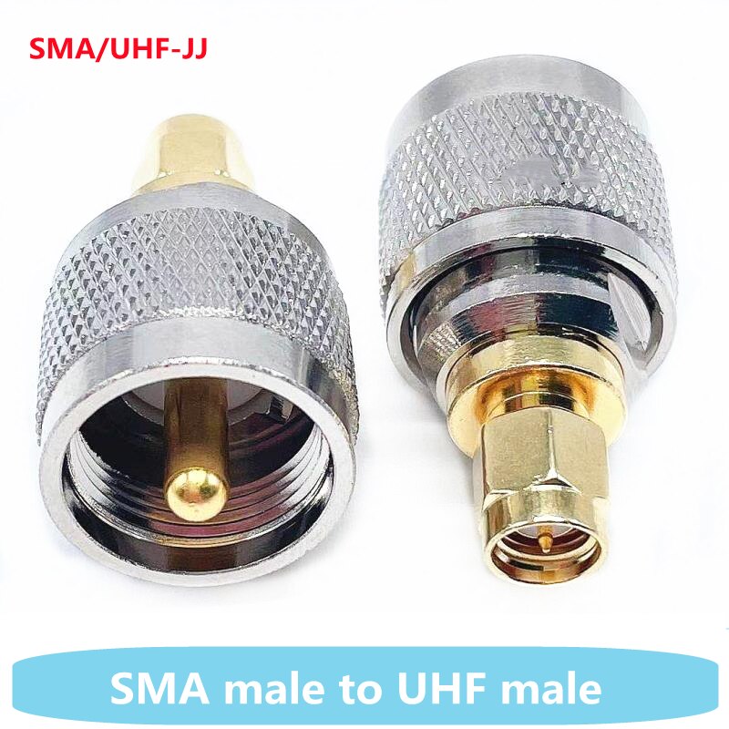 1 stk uhf-sma adpater sma hann hun til uhf  pl259 hann hun  so239 plugg rf koaksial adapter kontakt radio uhf-jk til sma-jk: Sma-j til uhf-j