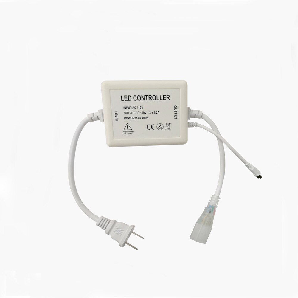 LED RGB IR Remote Controller AC 110V RGB Strip Controller 24 Toetsen 16 Kleuren 400W Draadloze Neon Light strips Controller US Plug