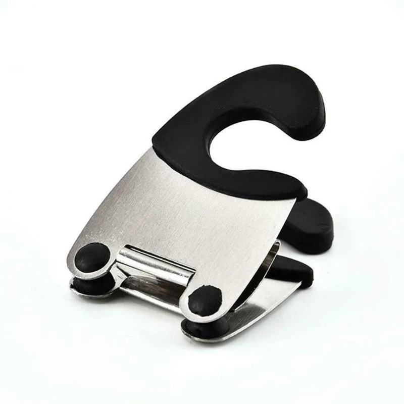Pot Lepel Houder Pot Clip Houder Anti Verbranden Siliconen Grip voor Lepel Spatel Vork Kookgerei Lepel Rest Keuken Accessoires: YELLOW