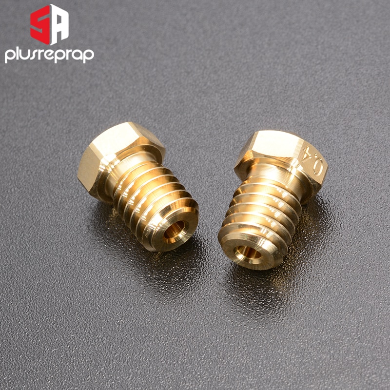 Serie messing  v6 spuitmonden voor 3d printers 0.4mm m6 schroefdraadspuitmonden voor titan extruder 3d spuitmonden  v5 v6 j- kop hotend