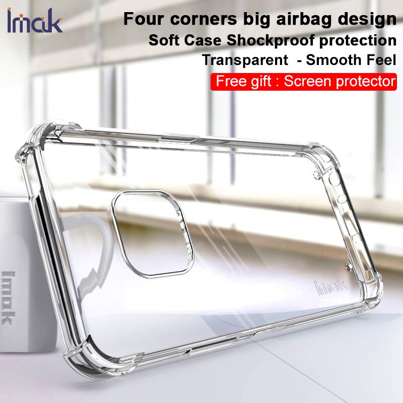 XR20 5G Crystal Case Imak 360 Beschermende Siliconen Armor Shockproof Cover Voor Nokia XR20 Case Nokia Xr 20 achterpaneel Fundas: For Nokia XR20 / Clear