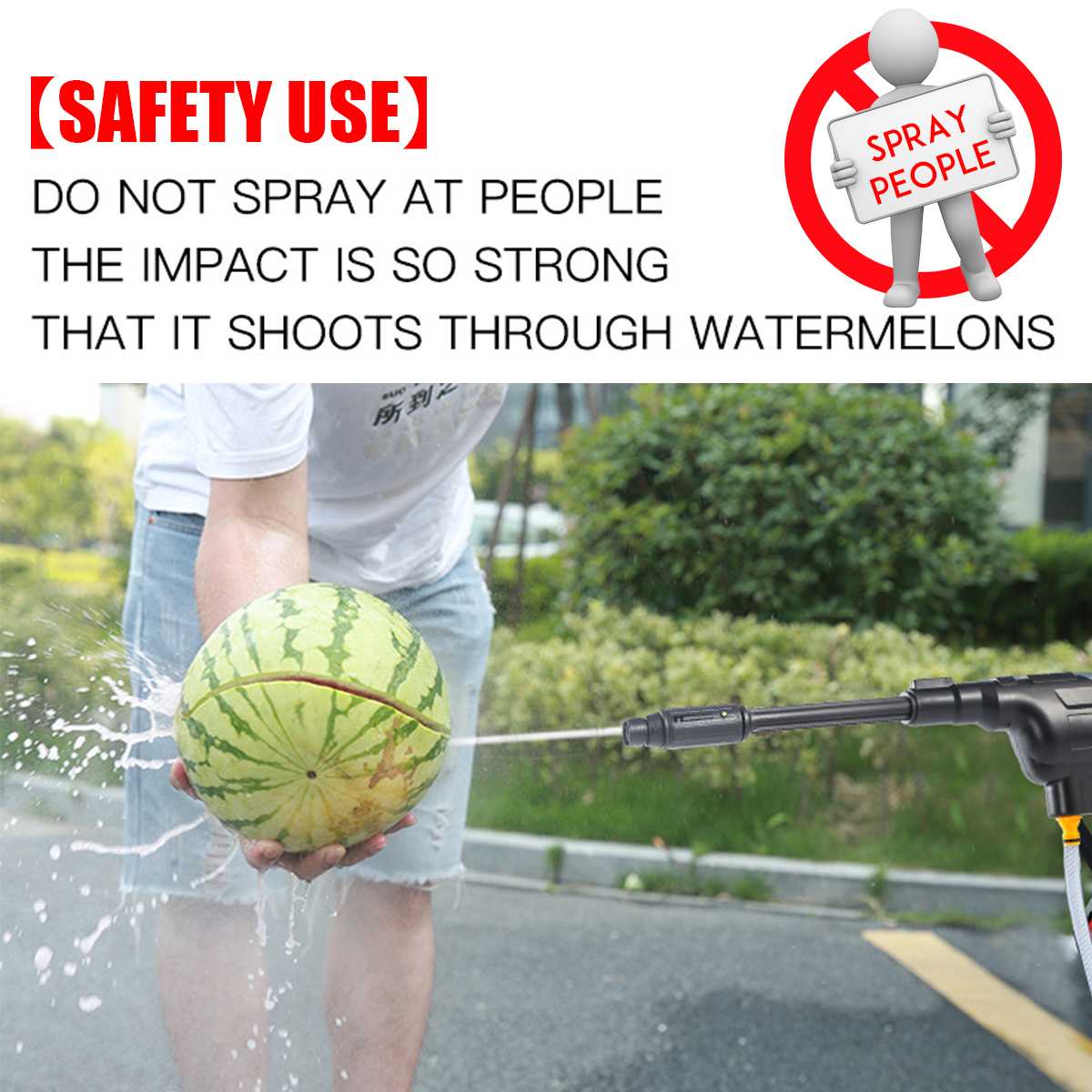 Portable 12V Cordless Car Washer High Pressure Cleaner Car Washing Machine Auto Garden Home Cleaning Tools With Lithium Battery