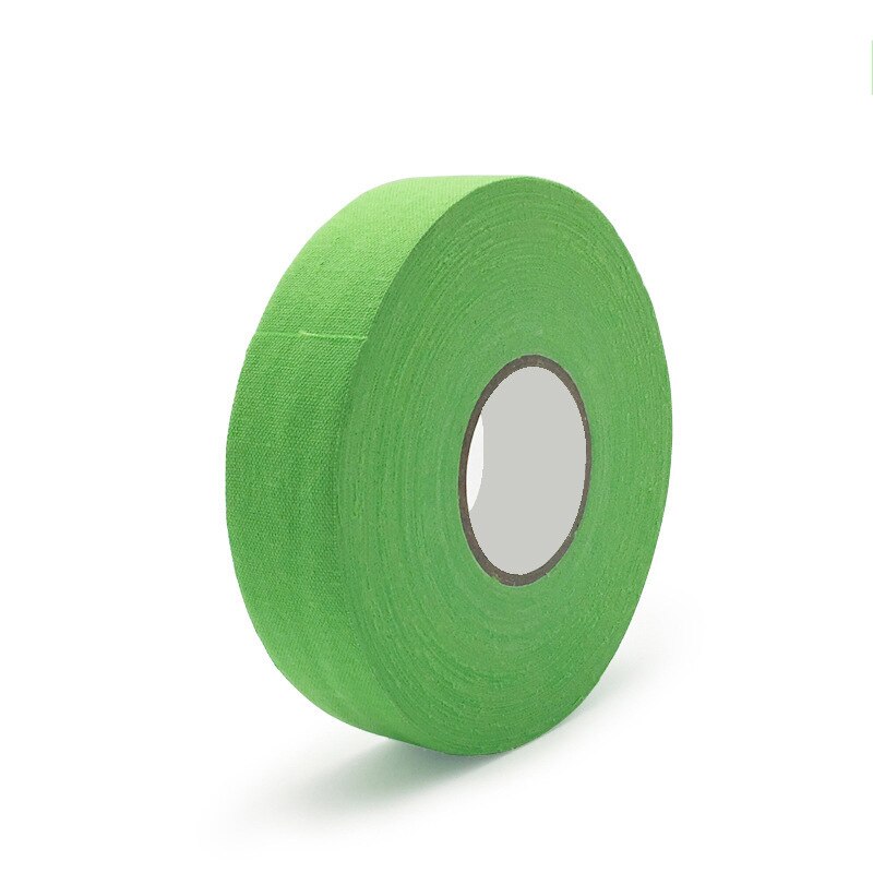 Nastro antiscivolo resistente all'usura ad alta viscosità del nastro del bastone di Hockey di 2.5cm * 20m nastro del cotone del poliestere dell'hockey della palla di Golf di Badminton: green