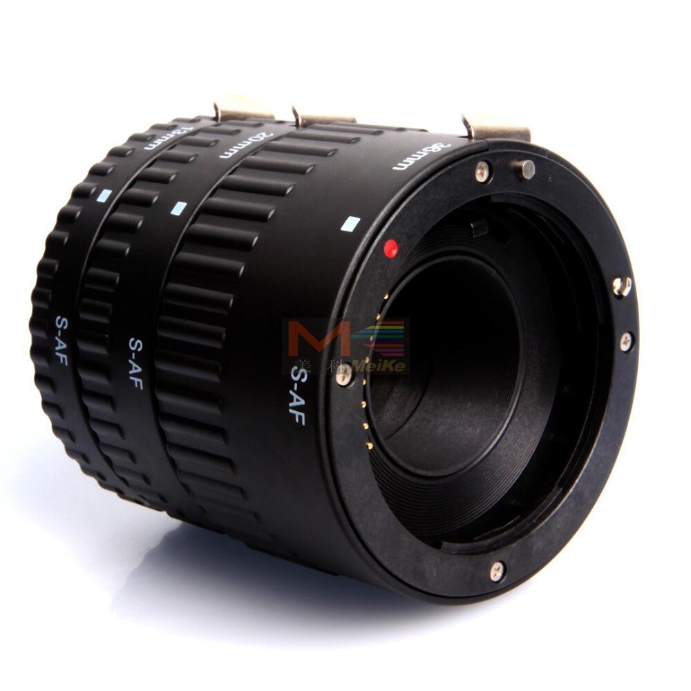 Meike MK-S-AF-B ABS Auto Focus AF Macro Extension Tube Set voor Sony Minolta EEN mount a99 a58 a350 a550 a77 a580 a200 a33