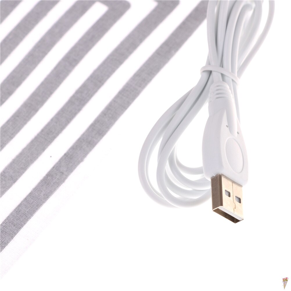Usb varmeelement filmvarmer oppvarmede innleggssåler 8*18cm vinter utendørs sport ski varme innleggssåler holde varmen for menn dame sko