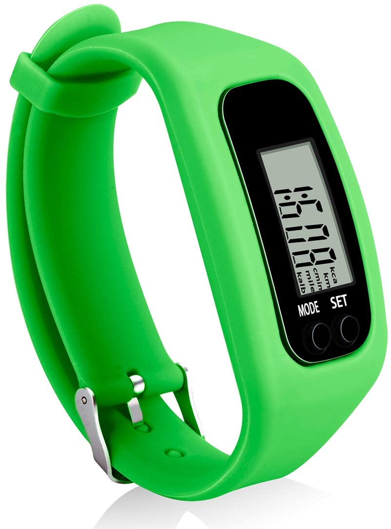 Fitness Tracker Horloge, Eenvoudig Bediening Walking Running Stappenteller Met Calorie Branden En Stappen Tellen