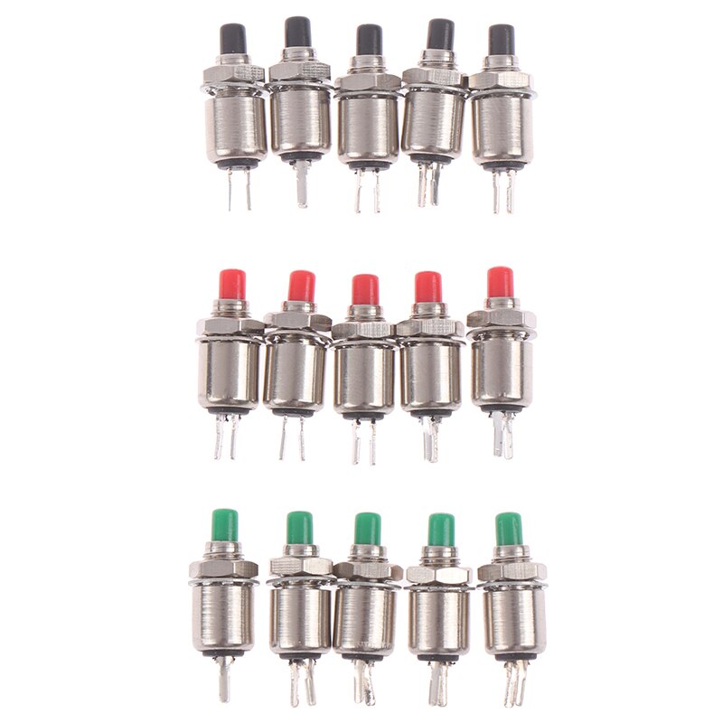 5pcs 5mm 0.5A Spring Return Momentary Micro Push Button Switch DS-402