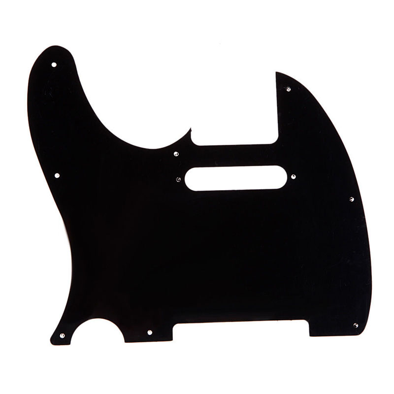 3 Ply Tele Style Electric Guitar Pick Guard Scratch Plate Fit Telecaster Black Guitar Pickguard