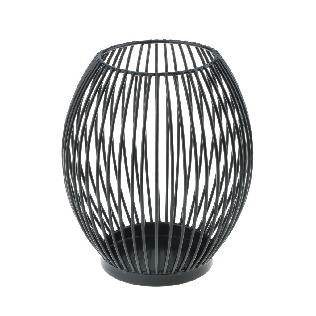 Fer creux lanterne ombre bougie porte-Cage chandelier décor à la maison pièce maîtresse