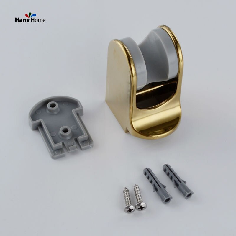 Gold ABS 3 Function Hand Held Shower Head &150cm shower hose & ABS Shower Holder