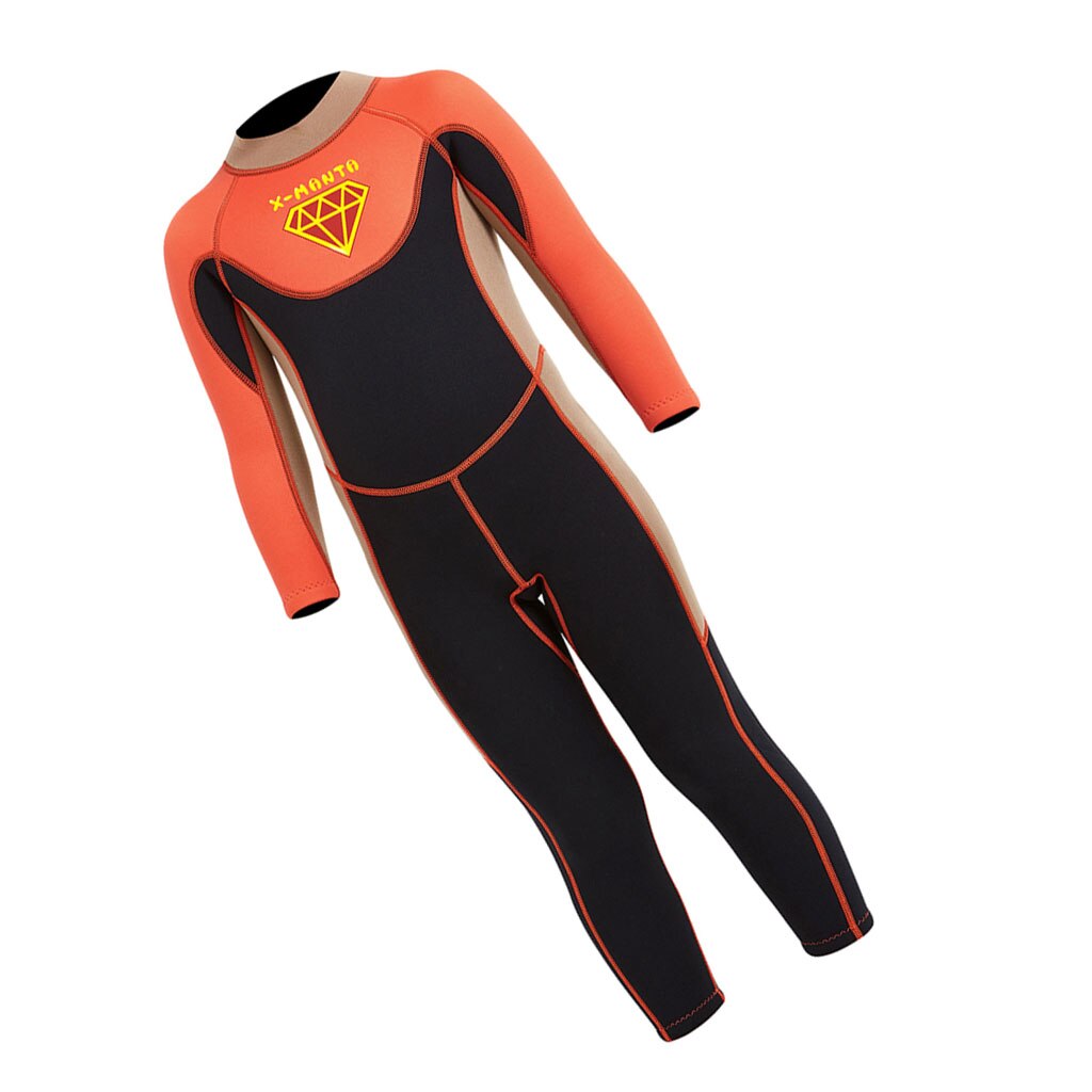 Child Diving Suit 2.5mm Surfing Wetsuit Kid's One Piece Diving Suit 2.5mm Youth Breathable UV Protection Sunsuit
