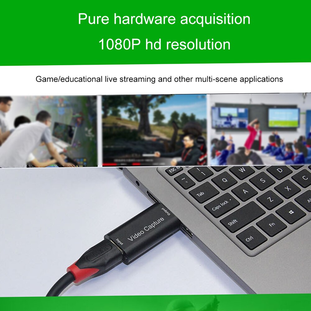 Usb 2.0 hdmi placa de video captura de vídeo hdmi live capture kort til pc bærbar computer switch video capture kortkomponenter